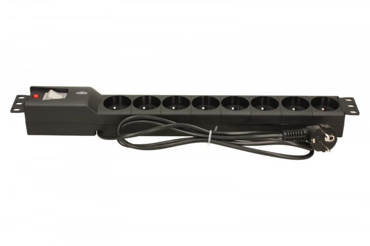 Lestar Listwa przeciwprzepięciowa LXARM 810, 3L, PDU, 1,5m, czarna