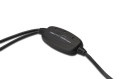 Digitus Kabel adapter USB-A 2.0 męski do 2x RS232 (DB9) męski | Chipset FTDI FT2232H | Czarny | Mocowanie na śruby | 1.5m