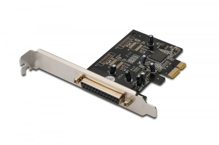 Digitus Karta rozszerzeń (Kontroler) LPT PCI Express, 1xDB25, Low Profile, Chipset: ASIX99100