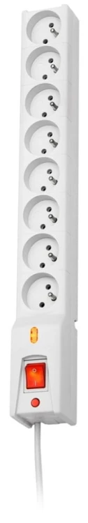 Lestar Listwa przeciwprzepięciowa LX 810, 1L, 3,0m, szara
