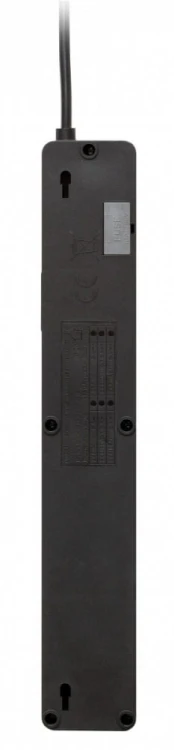 Lestar Listwa przeciwprzepięciowa ZX 510, 1L, 1,5m, czarna