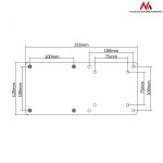 Maclean Adapter VESA MC-721 do mini komputerów NUC MAC