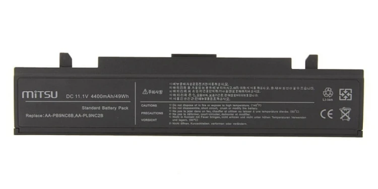 Mitsu Bateria do Samsung R460, R519 4400 mAh (49 Wh) 10.8 - 11.1 Volt