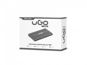 UGo Kieszeń zewnętrzna SATA 2,5'' USB 2.0 Aluminium