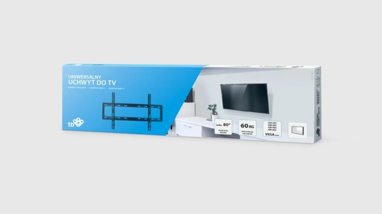 TB Uchwyt TV TB-750 do telewizora do 80" 60kg max VESA 600x400