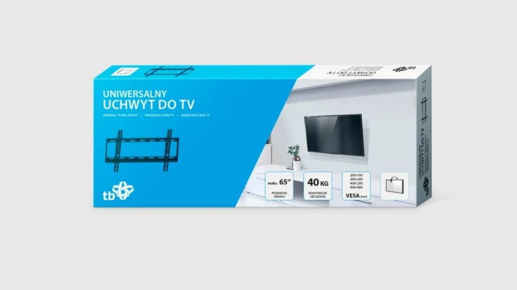 TB Uchwyt TV TB-451 do telewizora do 65" 40kg max VESA 400x400