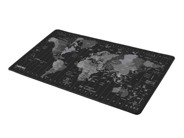 Natec Podkładka pod mysz Time zone Map Maxi 800x400
