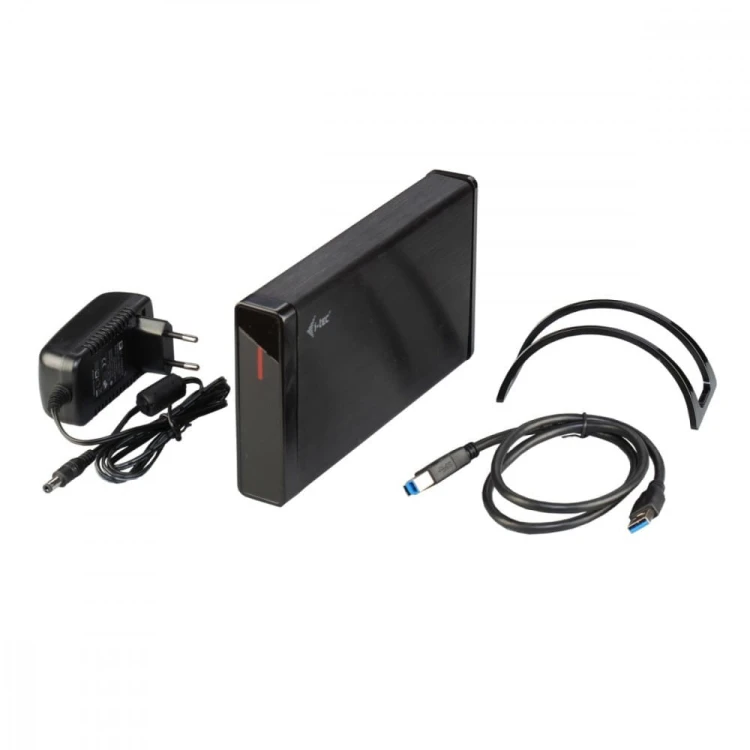 i-tec MYSAFE Advanced 3,5" USB 3.0 Obudowa zewnętrzna na dyski  HDD i SSD SATA I II III czarna aluminiowa