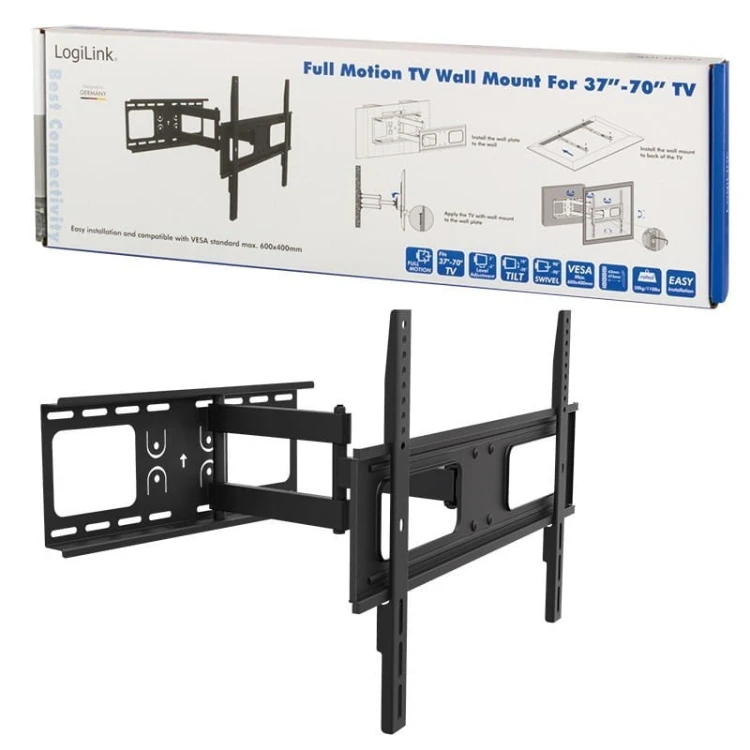 LogiLink Uchwyt ścienny LCD/LED 37-70, max. 50kg