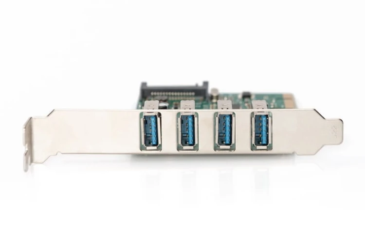 Digitus Karta rozszerzeń/Kontroler USB 3.0 PCI Express, 4xUSB 3.0, Chipset: VL805