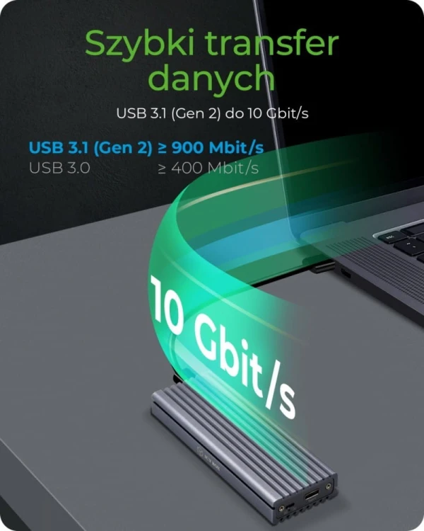 IcyBox Obudowa IB-1817M-C31 M.2 NVMe SSD