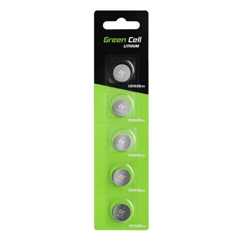 Green Cell Bateria Guzikowa Litowa 10x CR1620 3V 70mAh