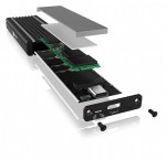 IcyBox IB-1824ML-C31 Obudowa M.2 NVMe z oświetleniem RGB