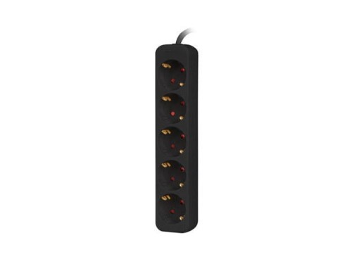 Lanberg Listwa przedłużacz 3m 5X230v c PS0-05F-0300-BK