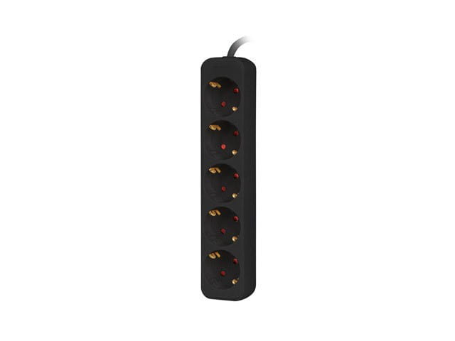 Lanberg Listwa przedłużacz 3m 5X230v c PS0-05F-0300-BK