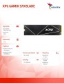 Adata Dysk SSD XPG GAMMIX S70 BLADE 1TB PCIe 4x4 7.4/5.5 GBs