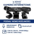 Savio Kamera internetowa USB Full HD CAK-01