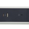 Legrand Przedłużacz ochronny 5x2PZ +USB A/C 1,5m biało-czarny