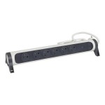 Legrand Przedłużacz ochronny 6x2PZ 1,5m biało-czarny