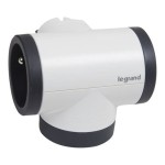 Legrand Rozgałęziacz  obrotowy 2xP+Z +USB AC-B/C