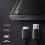 AXAGON EE25-A6M Bezśrubowa aluminiowa obudowa zewnętrzna USB 3.2 Gen 1 - SATA 6G dla 2.5" SSD/HDD