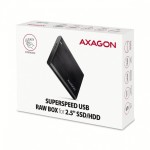 AXAGON EE25-A6M Bezśrubowa aluminiowa obudowa zewnętrzna USB 3.2 Gen 1 - SATA 6G dla 2.5" SSD/HDD