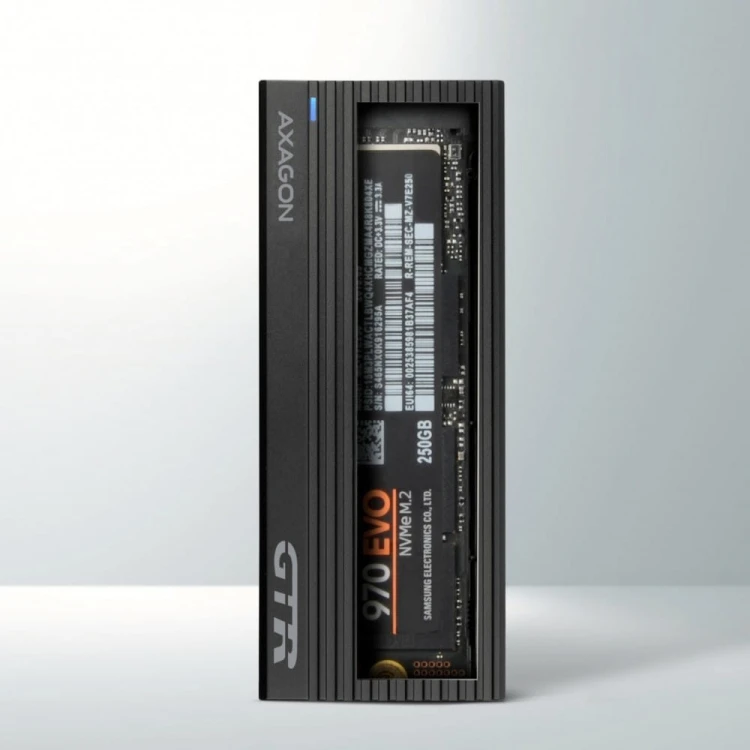 AXAGON EEM2-GTR Obudowa zewnętrzna aluminiowa, USB-C 3.2 GEN 2 M.2 NVMe SSD