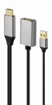 Gembird Adapter HDMI do DP 4K 60Hz USB-A powered