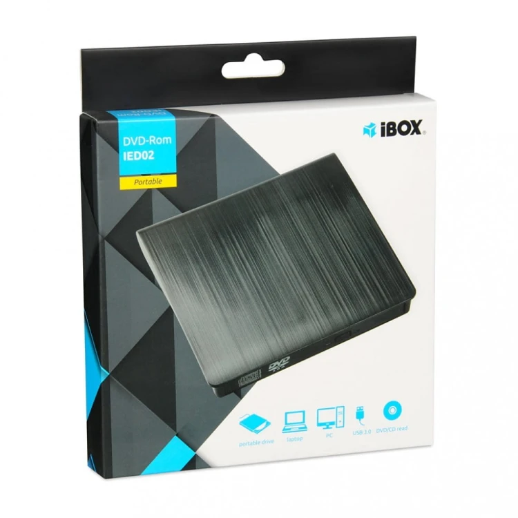 iBOX Napęd-nagrywarka DVD-RW IED03 Zewnętrzna