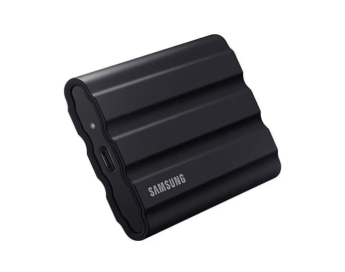 Samsung Dysk zewnętrzny SSD Portable SSD T7 Shield USB3.2 czarny