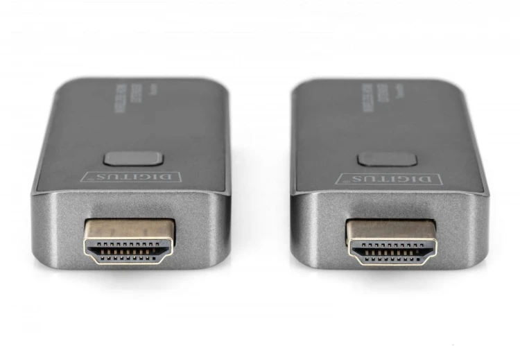 Digitus Przedłużacz/Extender HDMI bezprzewodowy 50m 1080p 60Hz FHD 5GHz, audio (zestaw)