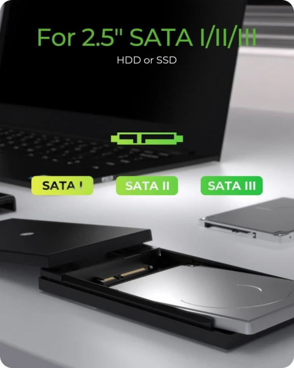 IcyBox Obudowa IB-200T-C3 2,5  SATA USB 3.2 Gen.1