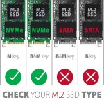 AXAGON PCEM2-1U Adapter wewnętrzny PCIe x16/x8/x4, M.2 NVMe M-key slot, 1U