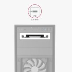 AXAGON RHD-125S Ramka metalowa do montażu 1x 2.5" HDD w pozycji 3.5", szary
