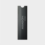 AXAGON CLR-M2L3 Chłodnica aluminiowa pasywna do dysku M.2 SSD, ALU korpus, silikonowe podkładki termiczne, wysokość 3mm