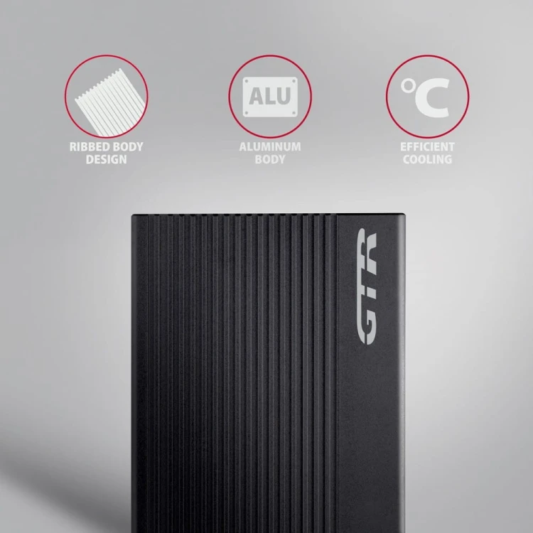 AXAGON EE25-GTR Obudowa zewnętrzna aluminiowa USB3.2 Gen 2 - SATA 6G 2.5" SSD/HDD