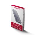 AXAGON HMC-12GM2 Wieloportowy hub USB 12in1 + M.2 NVMe/SATA pozycja, 10Gbps, 3x USB-A, USB-C, HDMI 4K/60Hz, DP 4K/60Hz, GLAN, SD/microSD, audio, PD 10