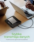 IcyBox Stacja dokująca/klonująca IB-2915MSCL-C31 M.2  dla M.2 0NVMe i SATA 2,5/3,5 SSD/HDD