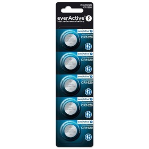 everActive Baterie litowe mini CR1620 blister 5 sztuk