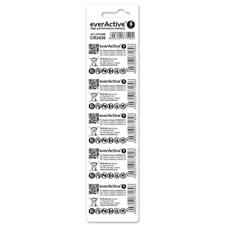 everActive Baterie litowe mini CR2430 blister 5 szt.