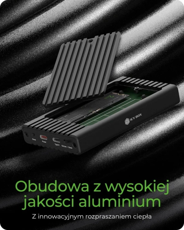 IcyBox Stacja ICY BOX IB-2817MCL-C31  z funkcją klonowania dla 2x NVMe  SSD
