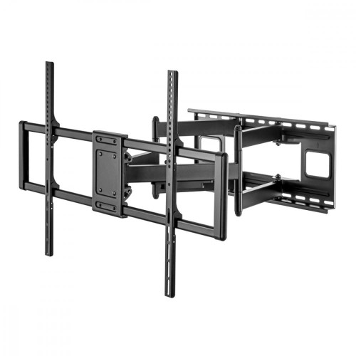 Maclean Uchwyt do TV ekonomiczny obrotowy 60-120" 120kg Czarny          Maclean MC-482