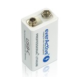 everActive Akumulator 6F22/9V Li-ion 550 mAh USB-C