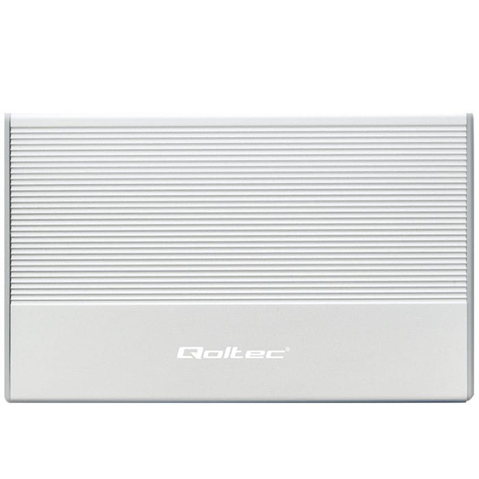Qoltec Obudowa | Kieszeń na dysk SSD HDD 2.5 cala| SATA | USB 3.0 | Super  speed 5Gb/s | 2TB | Srebrna