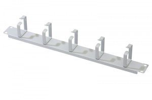 Digitus Organizer kablowy poziomy typu RING 19" 1U, 40x483x60mm, szary
