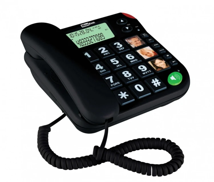 Maxcom KXT480 BB telefon przewodowy, czarny