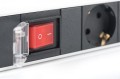 Digitus Listwa zasilająca PDU 19 cali RACK 7xSchuko, 2m 1xSchuko, 16A, wł./wył., aluminiowa