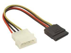 Gembird Kabel SATA zasilający 0,15M MOLEX->SATA