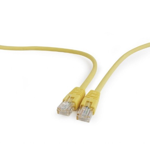 Gembird Kabel Patch cord kat.5e osłonka zalewana 1.5m żółty