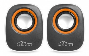 Media-Tech Głośniki IBO MT3137W Stereo/Jack 3,5/USB/RMS 6W